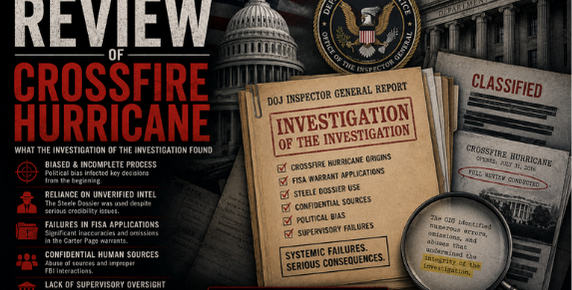 department of justice inspector general review of crossfire hurricane - Truth Trench Think Tank