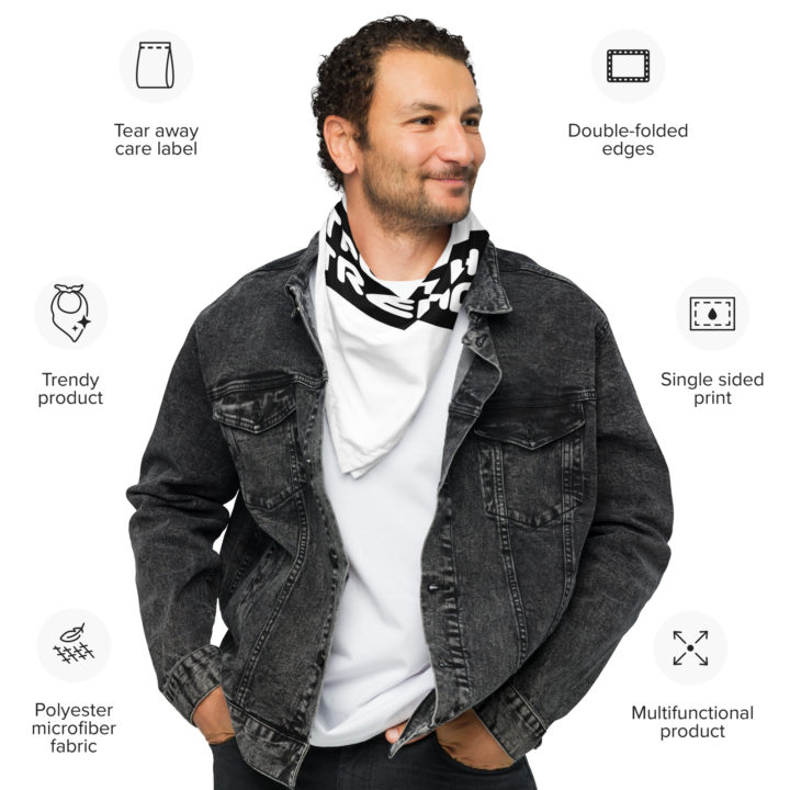 Truth Trench Bandanna male Caucasian model - TruthTrench