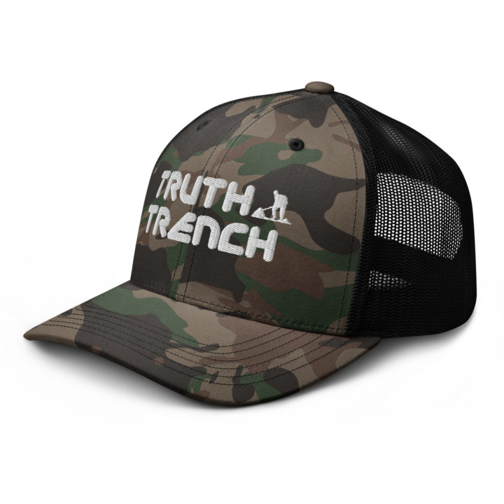 TruthTrench camouflage trucker cap - TruthTrench