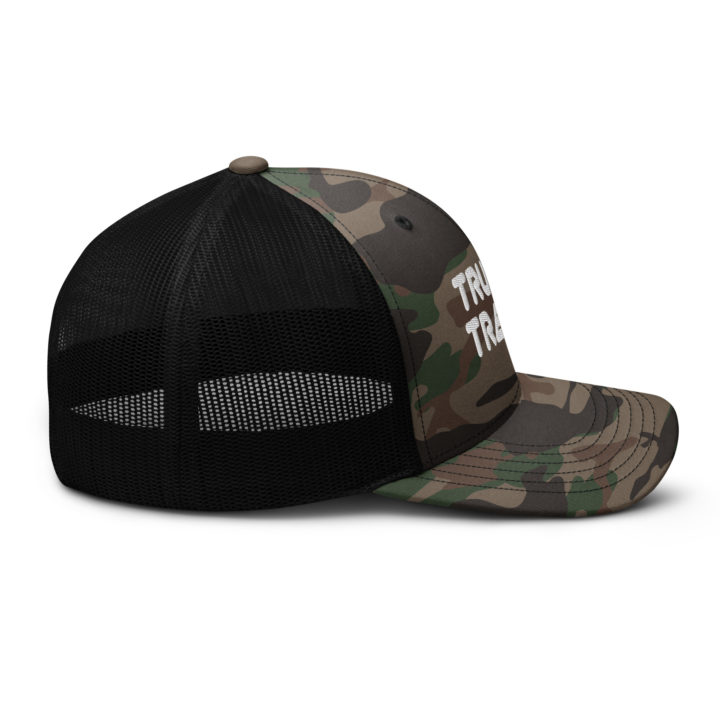 TruthTrench camouflage trucker cap - TruthTrench