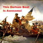 George Washington crossing the delaware in durham boats - Truth Trench