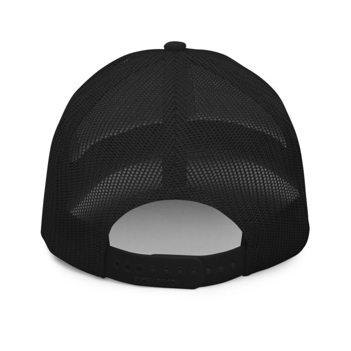 TruthTrench classic black snapback trucker hat - TruthTrench