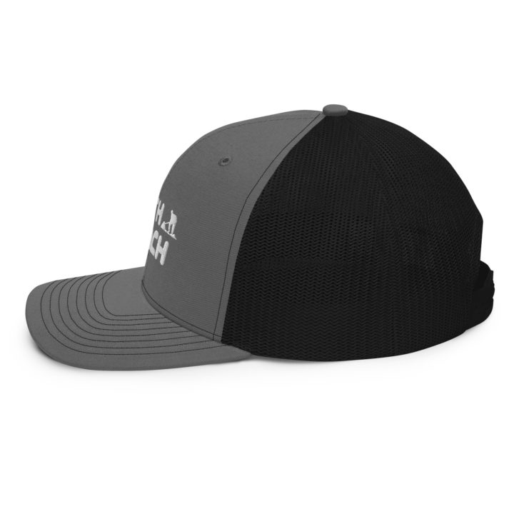 TruthTrench charcoal snapback trucker hat - TruthTrench