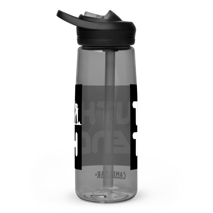 TruthTrench charcoal sports water bottle - TruthTrench