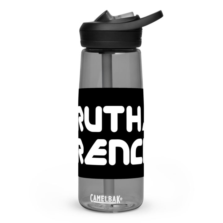 TruthTrench charcoal sports water bottle - TruthTrench