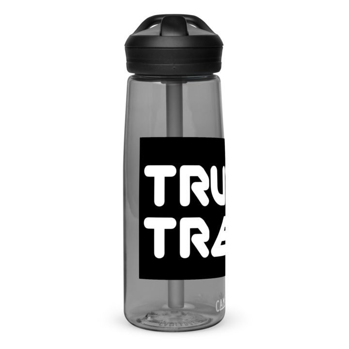 TruthTrench charcoal sports water bottle - TruthTrench