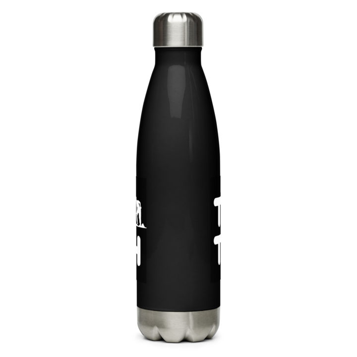 TruthTrench black stainless steel water bottle - TruthTrench