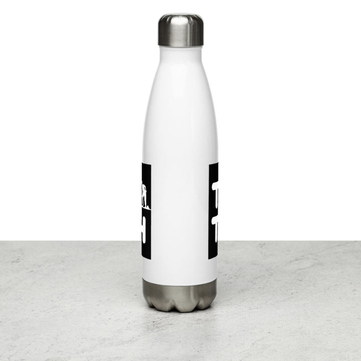 TruthTrench white stainless steel water bottle - TruthTrench