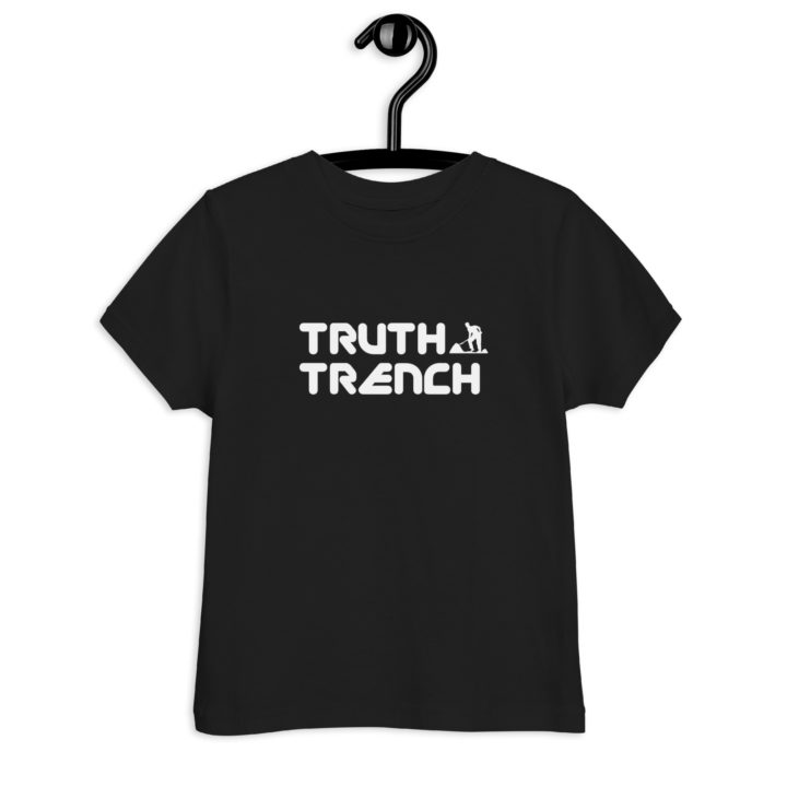 TruthTrench toddler shirt black. TruthTrench logo on front - TruthTrench