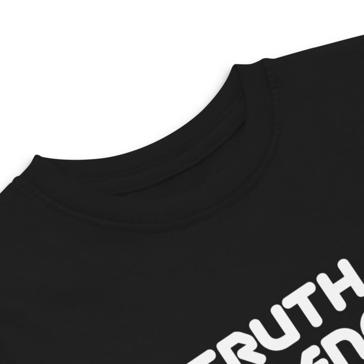 TruthTrench toddler shirt black. TruthTrench logo on front - TruthTrench