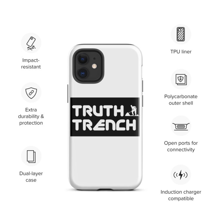 TruthTrench tough glossy case for iPhone 12 mini - TruthTrench