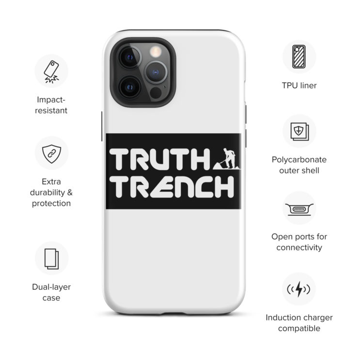 TruthTrench tough glossy case for iPhone 12 Pro - truthTrench