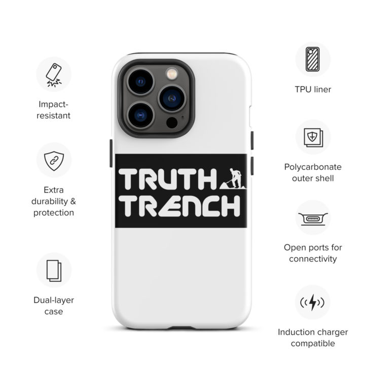 TruthTrench tough glossy case for iPhone 13 Pro - TruthTrench