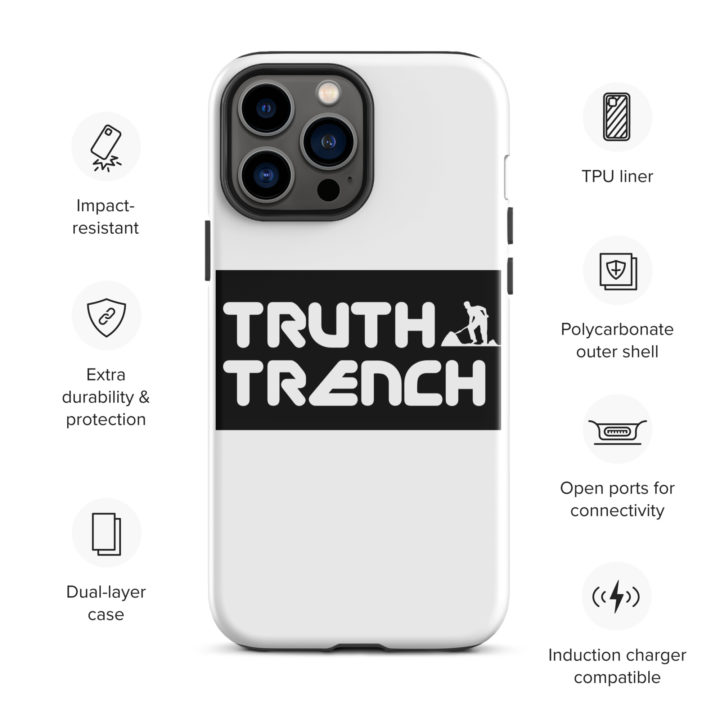 TruthTrench tough glossy case for iPhone 13 Pro - TruthTrench