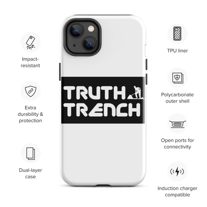 TruthTrench tough glossy case for iPhone 14 plus - TruthTrench