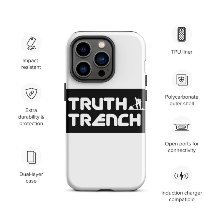 TruthTrench tough glossy case for iPhone 14 pro - TruthTrench