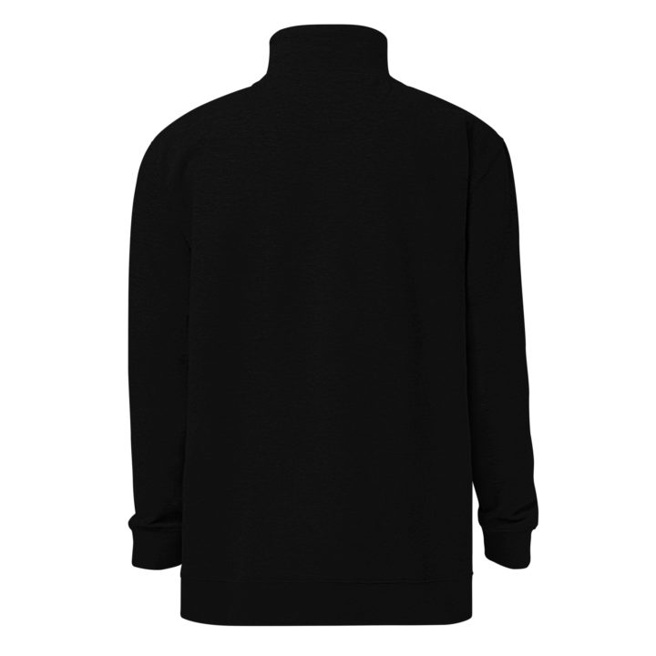 TruthTrench unisex black fleece pullover. TruthTrench logo on front - TruthTrench