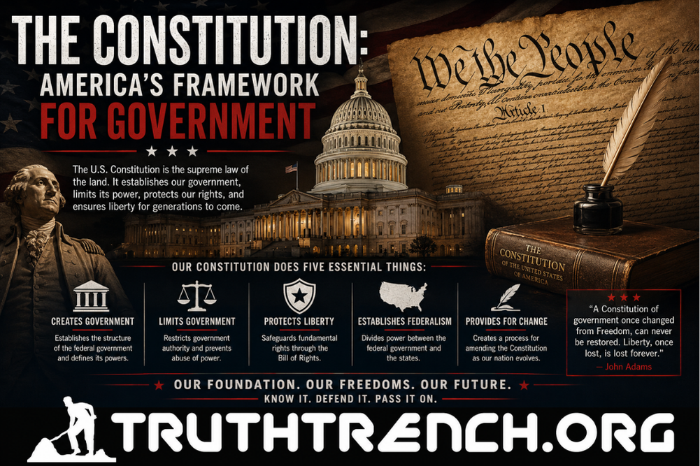 the constitution Americas Framework for Government - Truth Trench Think Tank
