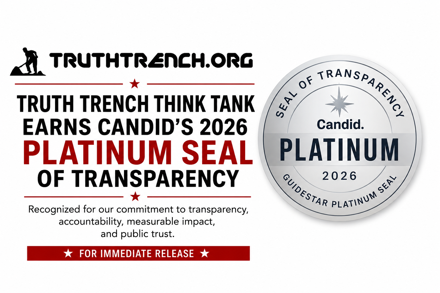 Truth Trench Think Tank - Platinum for Transparency