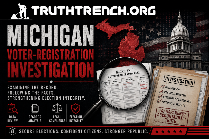 Michigan Voter-Registration Investigation - Truth Trench Think Tank