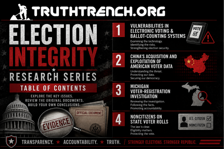 Election Integrity Report - Truth Trench Think Tank