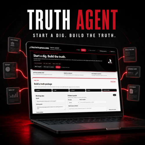Truth Agent - Empower truth seekers. TruthTrench.org