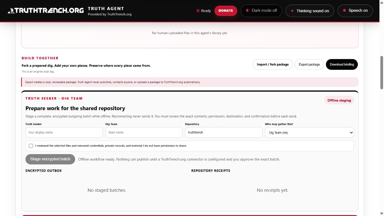 Truth Agent — Independent Research & Government Accountability Toolkit (beta test) - Image 4