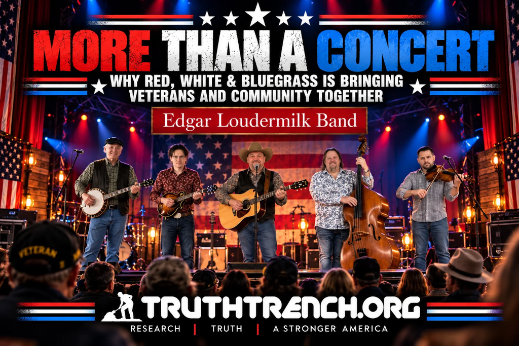 more than a concert, the red white and bluegrass event enables American patriots to gather and rejoice. TruthTrench.org
